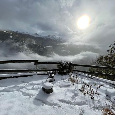 Chalet La Paz With Hotpot And Sauna Villa Törbel Esterno foto